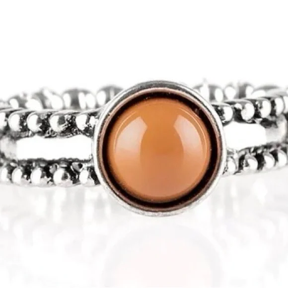 Paparazzi Elegant Gold , Brown and Silver Tone Women's Rings Set 3 - Picture 6 of 6